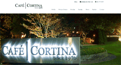 Desktop Screenshot of cafecortina.com